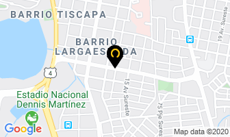 Mapa de Ropa Americana en Managua