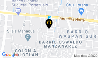 Mapa de Rosales Ortega Iris Dra. en Managua