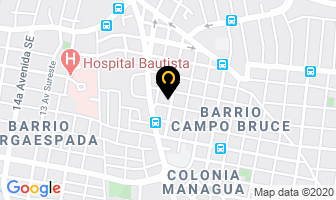 Mapa de Sabor Nica en Managua