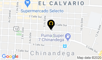 Mapa de Sellos De Occidente en Chinandega