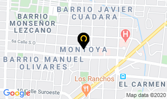 Mapa de Servi Frio en Managua