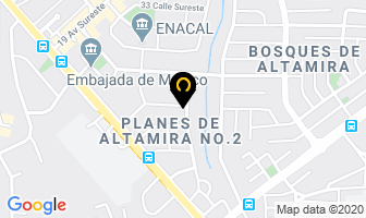 Mapa de Servicio Electromecanico Automotriz en Managua