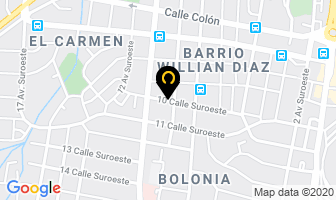 Mapa de Servicolor en Managua