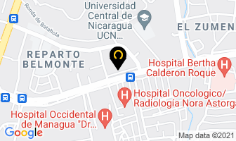 Mapa de Servidocsa en Managua