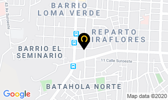Mapa de Servifiesta en Managua