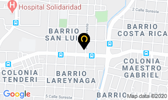 Mapa de Servinel en Managua
