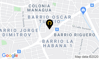 Mapa de Servipro Comercial en Managua