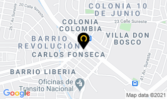 Mapa de Standar Solution en Managua