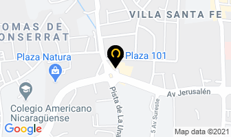 Mapa de Store en Managua