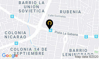 Mapa de Taller De Cocinas Rayo en Managua