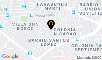 Mapa de Taller El Roble Blanco en Managua