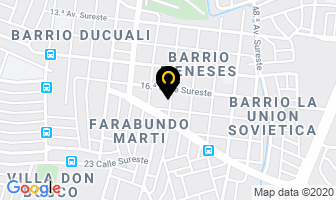 Mapa de Taller Especializado De Medios Auxiliares en Managua