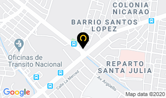 Mapa de Taller Hierro Tecnico en Managua