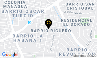 Mapa de Talleres Modernos en Managua