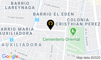 Mapa de Tecno-video en Managua
