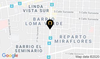 Mapa de Tecnorefill en Managua