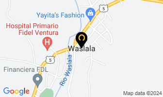 Mapa de Tecnosol en Waslala