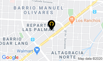 Mapa de Tele 22 en Managua
