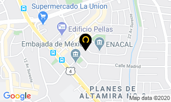Mapa de Terraza Margarita en Managua