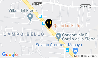 Mapa de Thermo Servicios en Managua