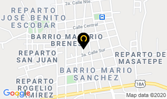 Mapa de Tienda Variedades en Masatepe