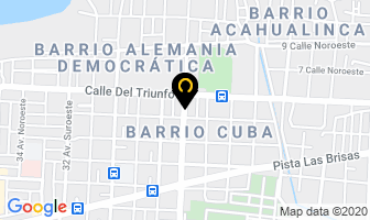 Mapa de Transportes Castillo en Managua