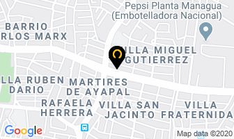 Mapa de Transportes RodrÍguez en Managua