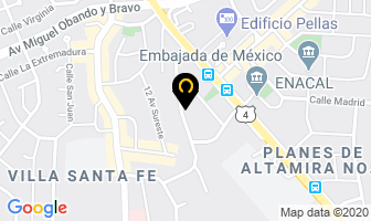 Mapa de Trayma Ingenieros en Managua