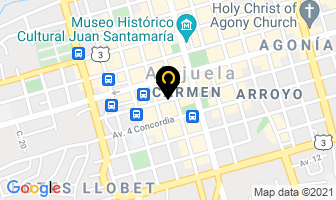 Mapa de Trinity Christian School en Managua