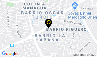 Mapa de Ultraval en Managua
