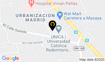 Mapa de Unidad De Columna Vertebral en Managua