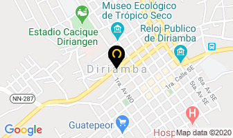 Mapa de Union Fenosa - Dissur en Diriamba