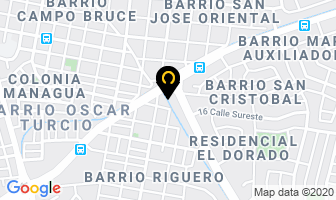 Mapa de Vecesa en Managua