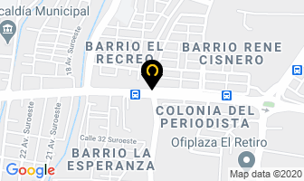 Mapa de Venta De Maderas El Pinito en Managua