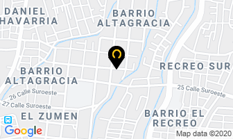 Mapa de Vitrarte en Managua