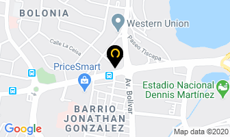 Mapa de Western UniÓn en Managua