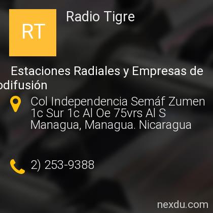 Radio Tigre en - Teléfonos y Dirección