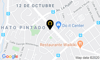 Mapa de Abogado Erick Morales Ortega en Panamá