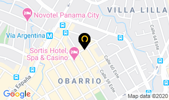 Mapa de Adventure Equipment Group en Panamá