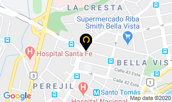 Mapa de Aip Restaurantes en Panamá