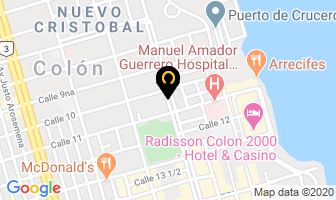 Mapa de Allen Tours en Colón