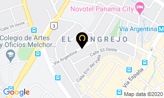 Mapa de Arcia & Carrillo Pujol en Panamá
