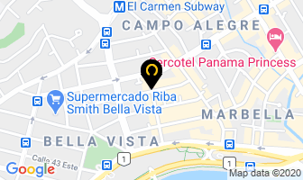 Mapa de Artefactor Inc en Panamá