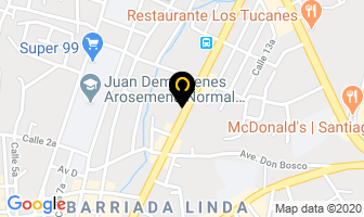 Mapa de Auto Partes Adames en Santiago