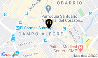 Mapa de Bancafe ( Panama ) , S A en Barrio Colón