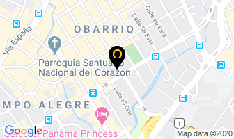 Mapa de Banco Aliado en Panamá