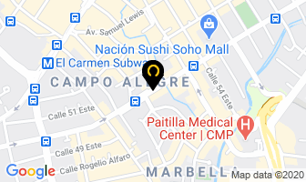 Mapa de Banco Universal en Panamá