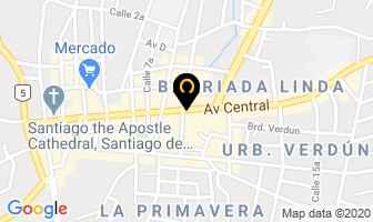Mapa de Banco Universal en Santiago