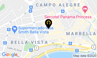Mapa de Bienes Raices Cajs en Panamá