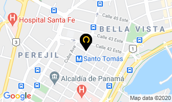 Mapa de Bienes Raices Pedros en Panamá